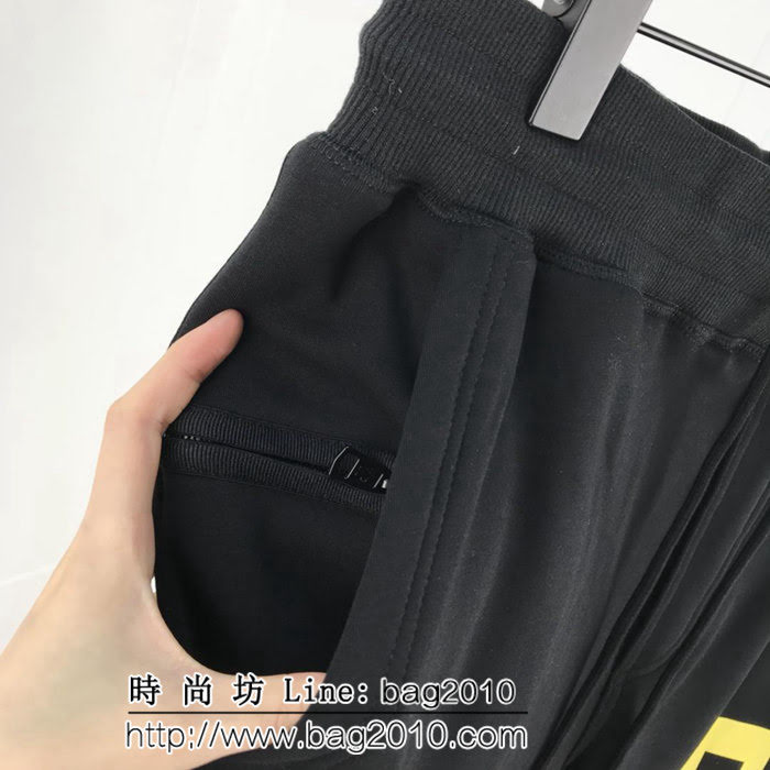 MONCLER蒙口 藤原浩合作系列 專櫃定制 18FW最新 男款加絨衛褲 ydi1843